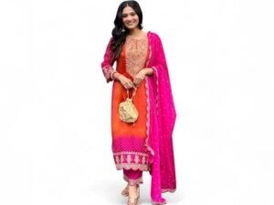 Botanical-Pigment Couture Kurti Sets