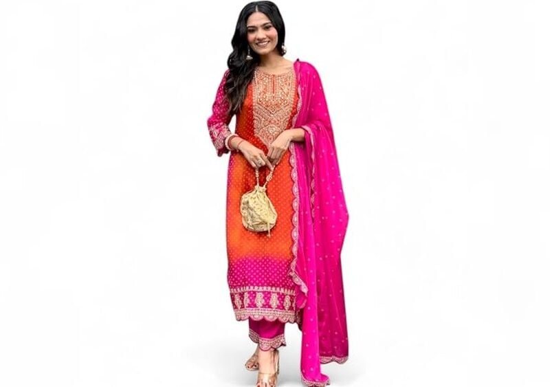 Botanical-Pigment Couture Kurti Sets