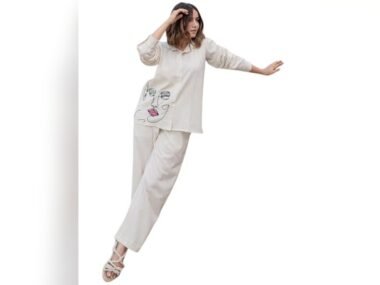 Circular-Design Ethnic Co-Ord Sets