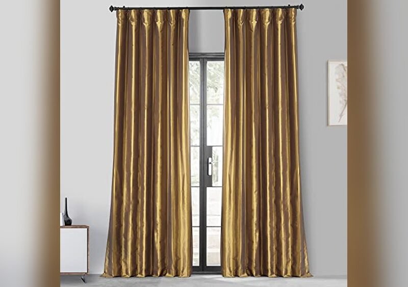 Luxury Ahimsa Satin Fusion Drapes