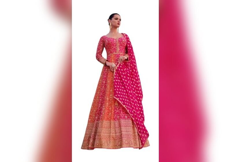 Plant-Based Lyocell Anarkali Dresses