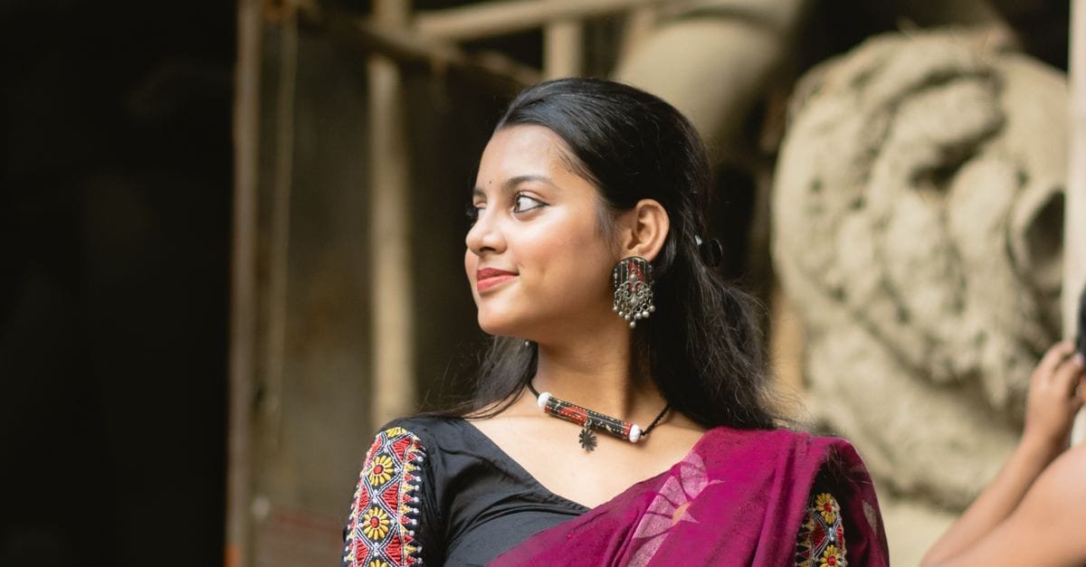 Artisan Zari-Mesh Sculpted Blouses