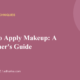 03 makeup beginners