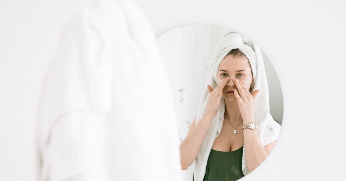 Morning skincare routine