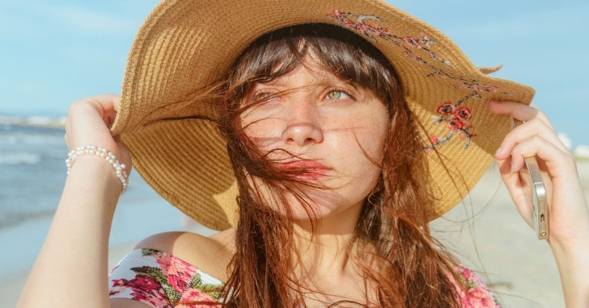 Sun protection with a hat