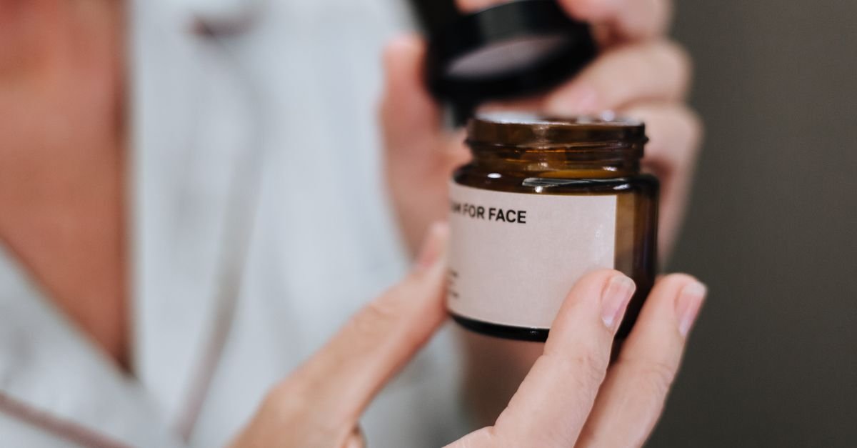 Applying skincare before sealing it in