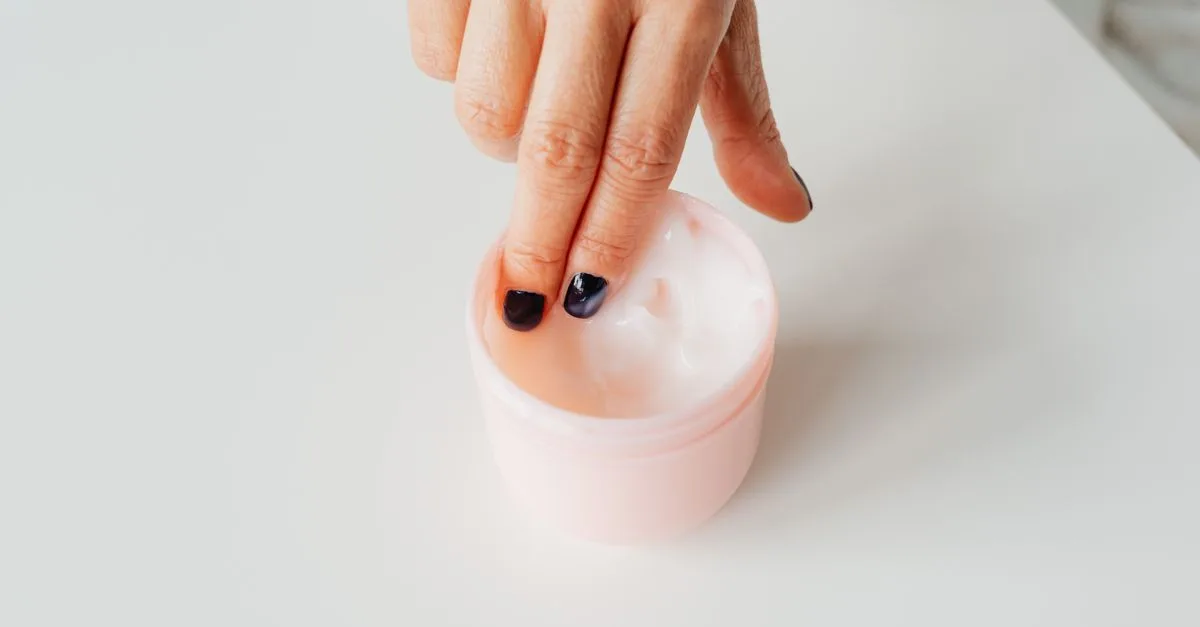A ceramide cream helps rebuild the skin barrier