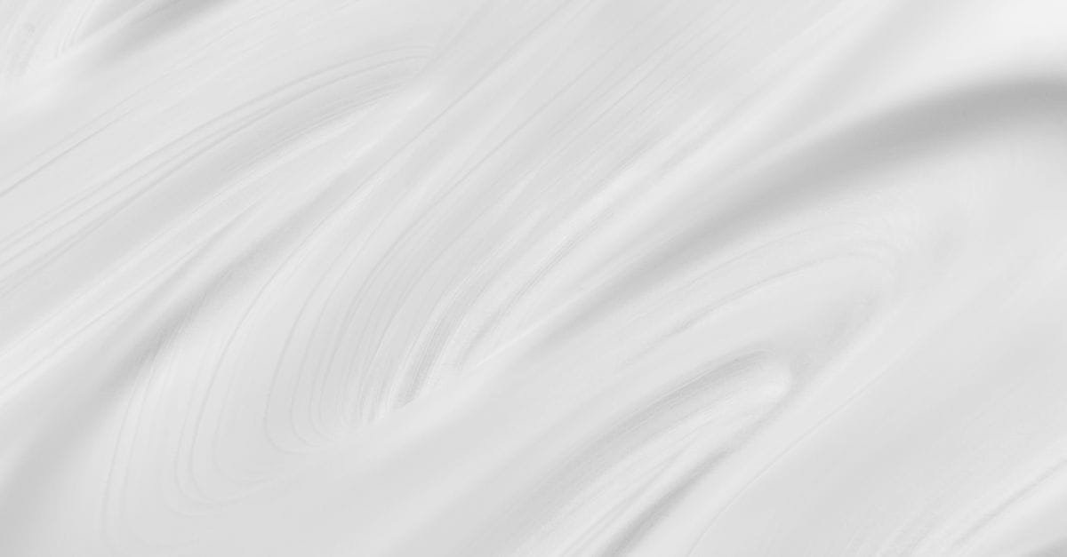 A swirl of white cream texture